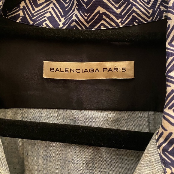 Balenciaga Paris Blue blouse size 36 - Picture 2 of 4
